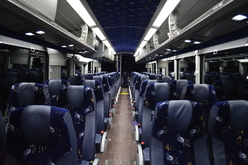Interior of Motor Coach designed to transport passengers in Wheelchairs